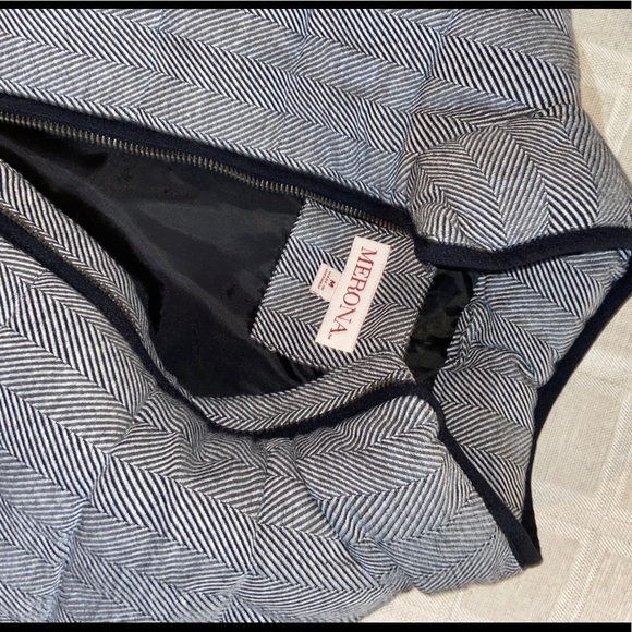 Black Chevron Merona Vest - Picture 3 of 3